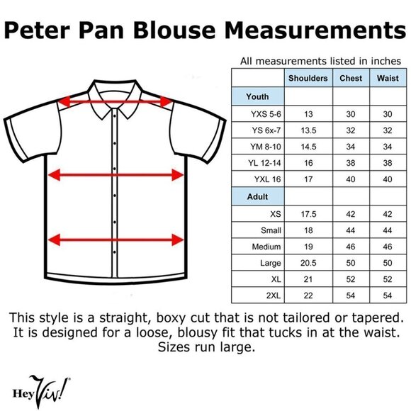 Blue Peter Pan Collar Short Sleeve Blouse Button Up Poly Cotton Adult Size Large - Picture 4 of 5